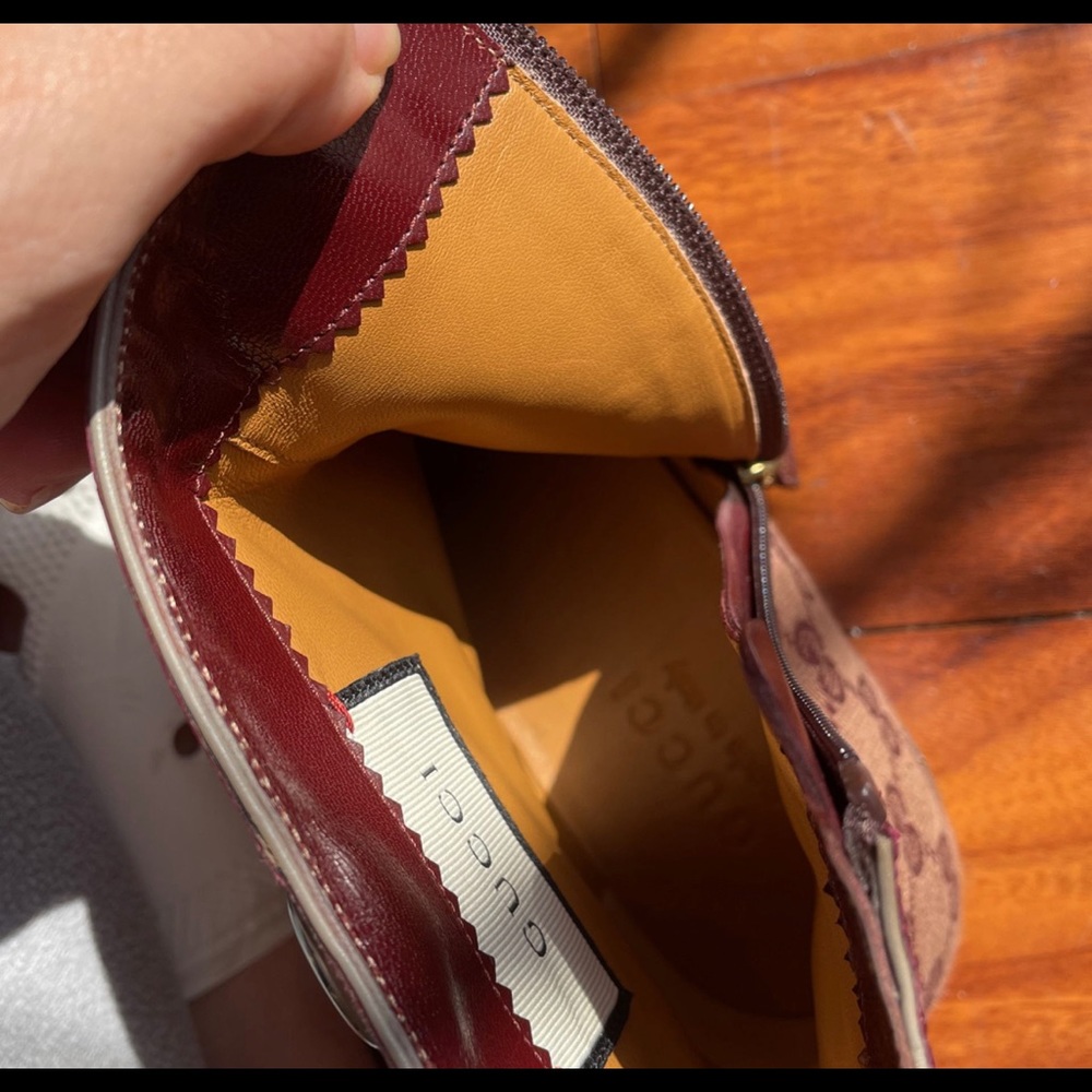 Gucci burgundy boots OG - Picture 3 of 3